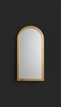 Brushed Gold Arc Mirror